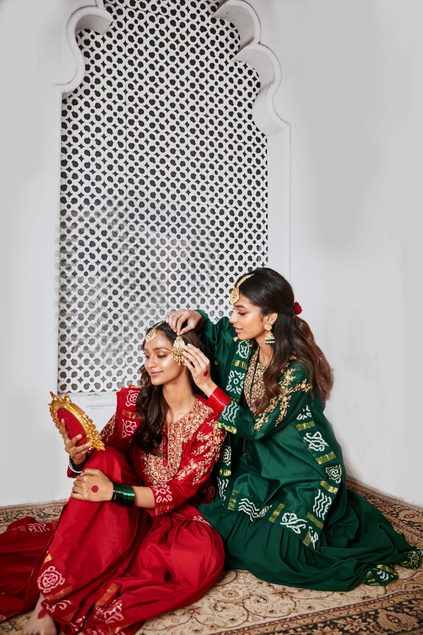 SAAZ Gharchola Gharara set