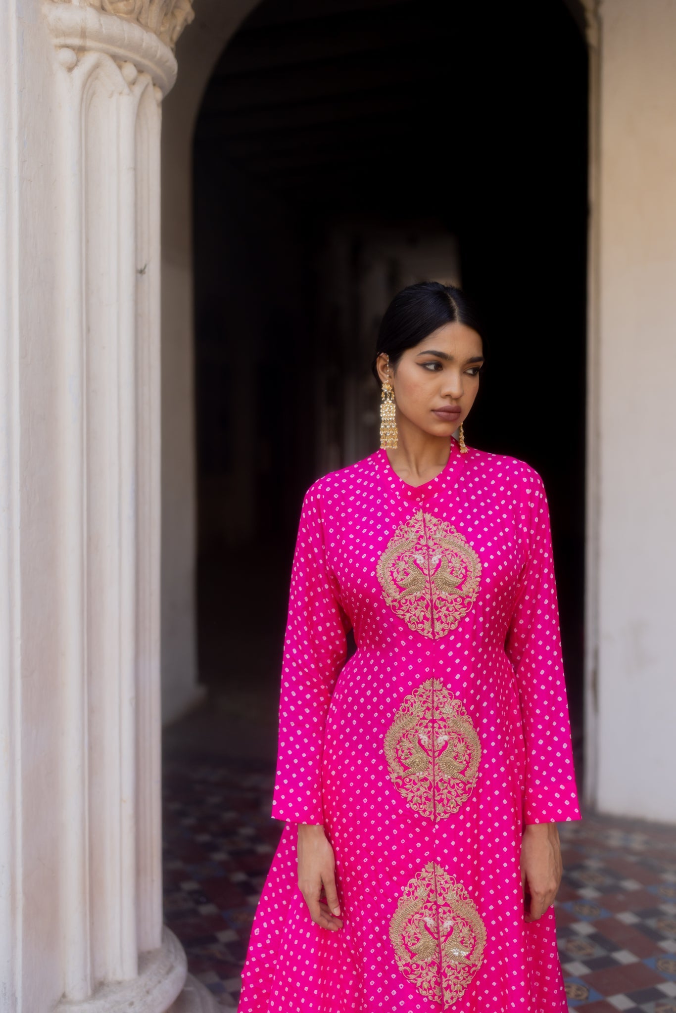 Bandhni signature gown