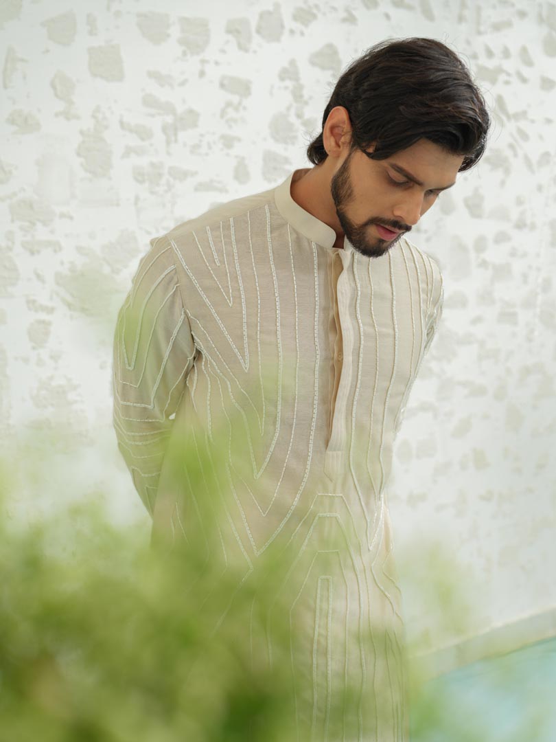 Abstract Geometry Kurta set