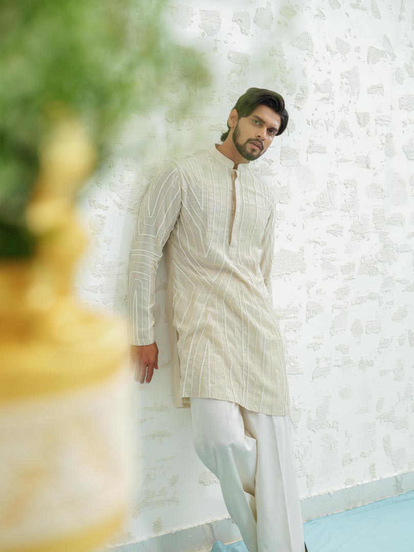Abstract Geometry Kurta set