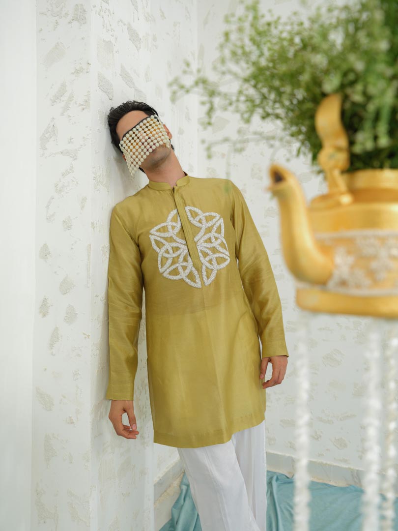 Fresh Moss Infinity kurta set