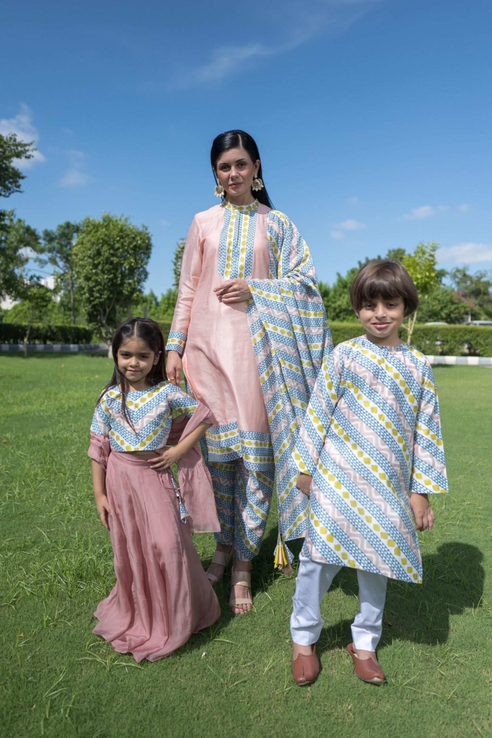 Choli with lehenga, dupatta