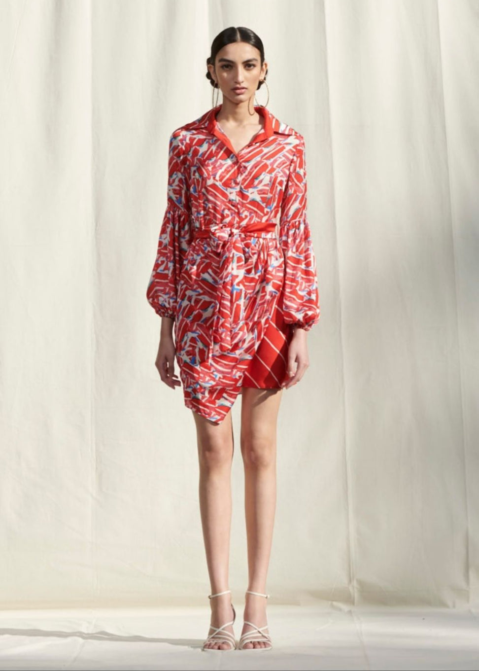 Drape Short Dress