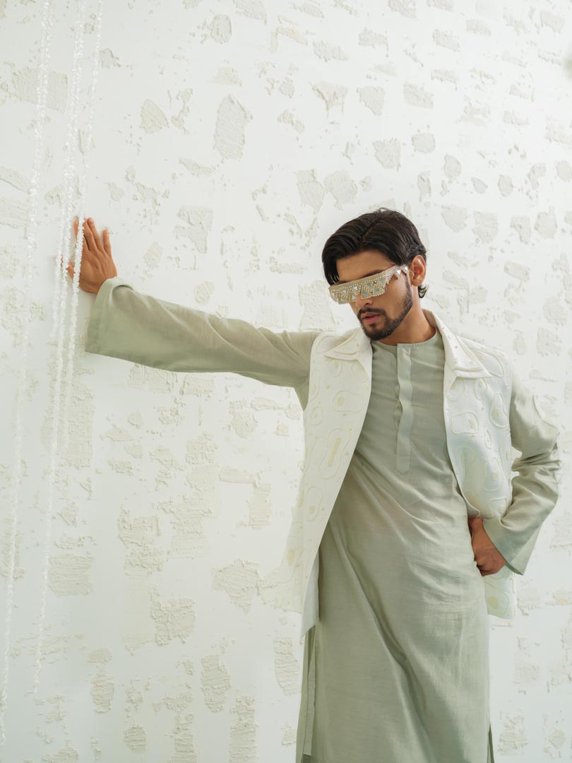 Amoeba Linen Bundi set