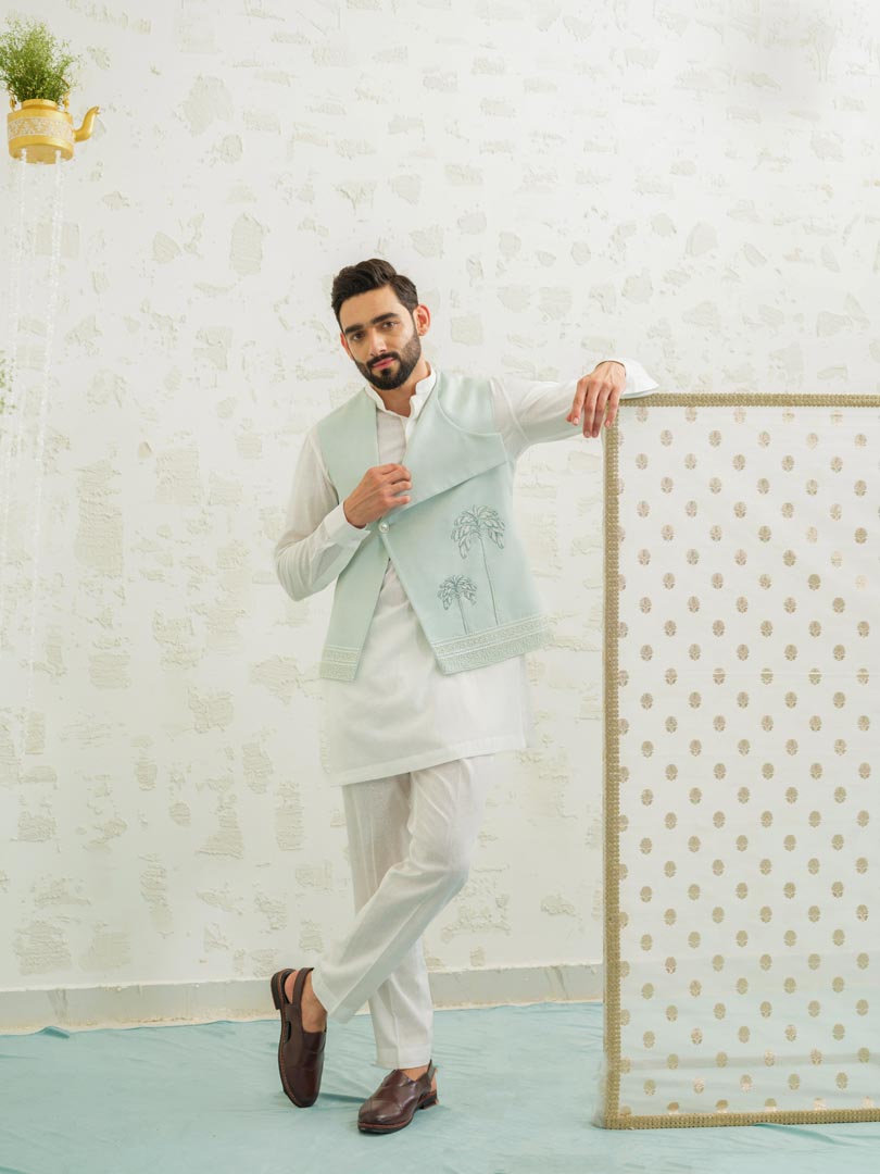 Flap Palm Blue Bundi set