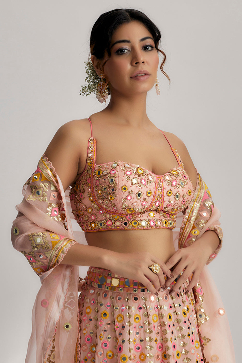 Delnaz Lehenga Set - Auraya Fashion 