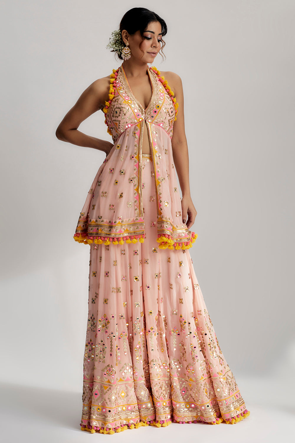 Ishana Sharara Set - Auraya Fashion 