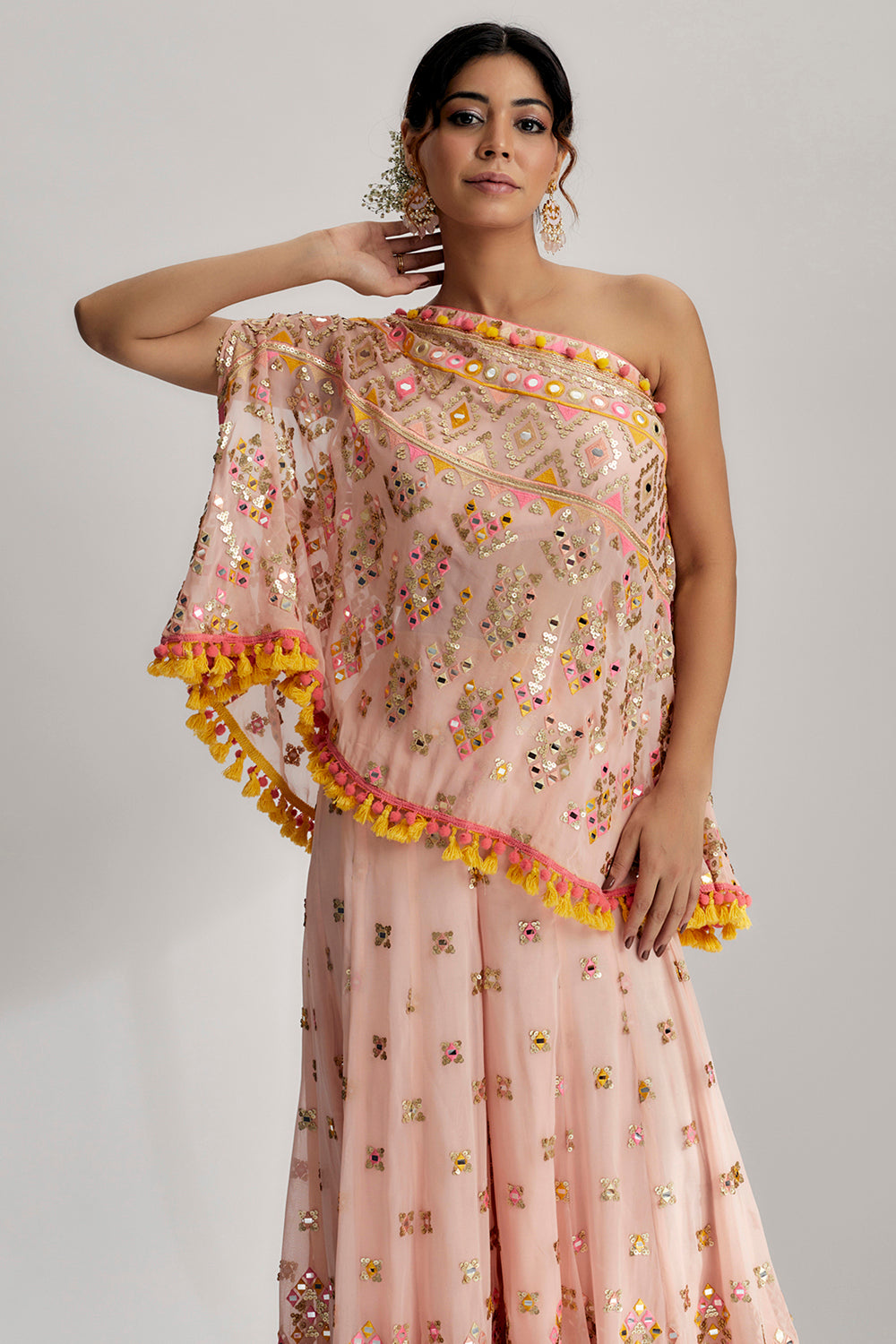 Kaveer Flared Pants Set - Auraya Fashion 