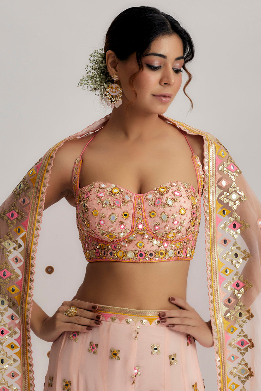 Ira Bustier With Flared Pants - Auraya Fashion 