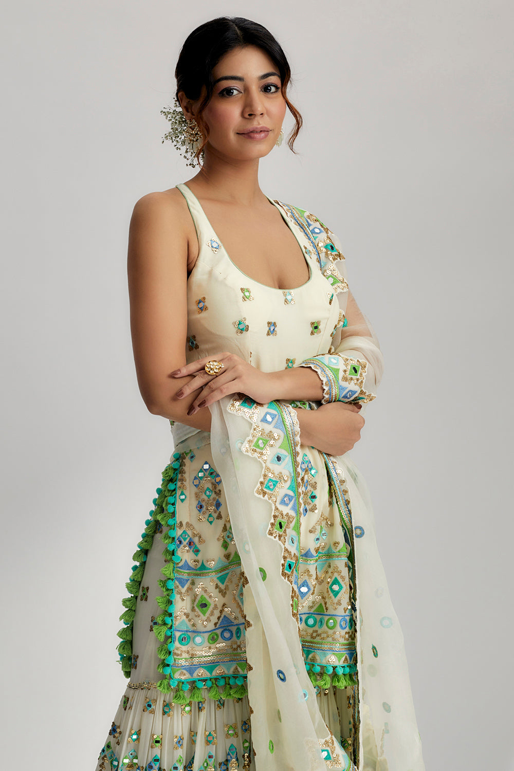 Pritika Sharara Set - Auraya Fashion 