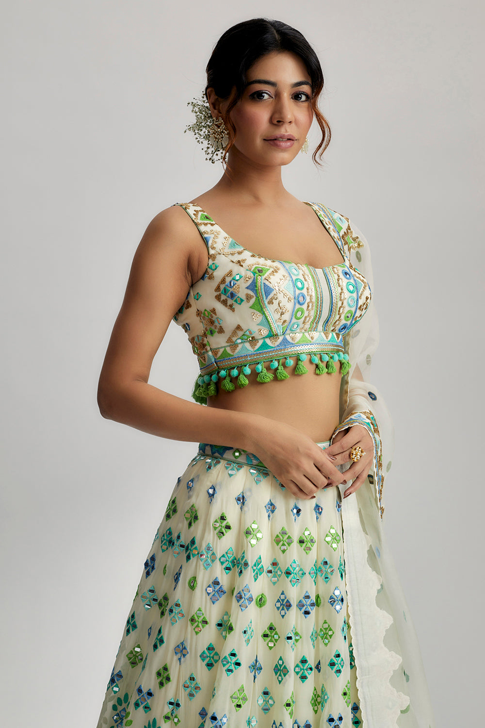 Aanya Mela Lehenga Set - Auraya Fashion 