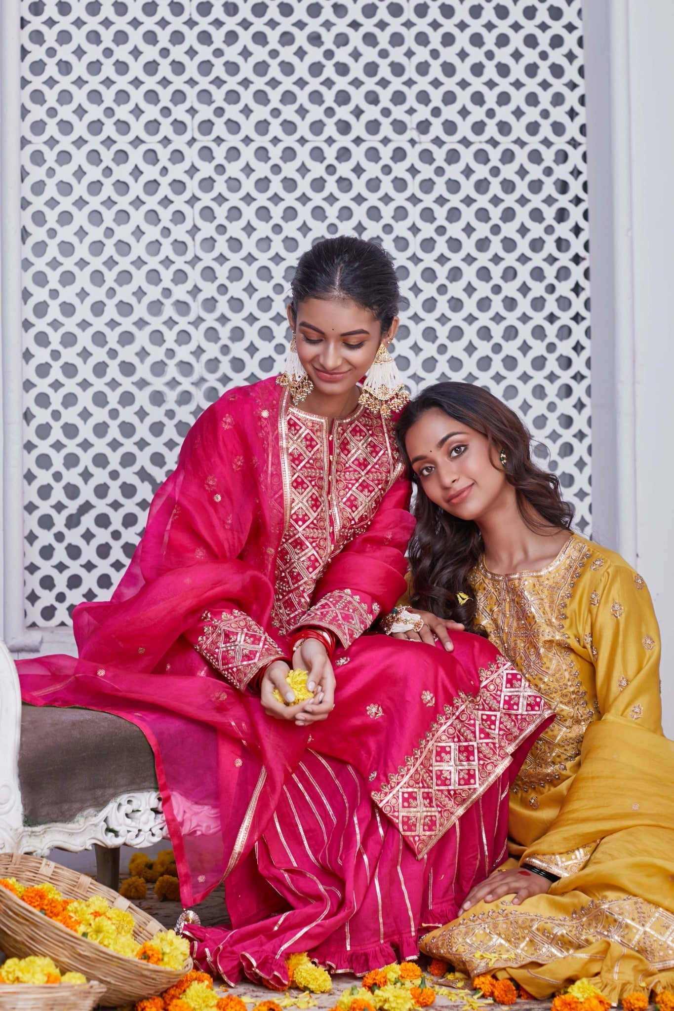 Signature sharara set