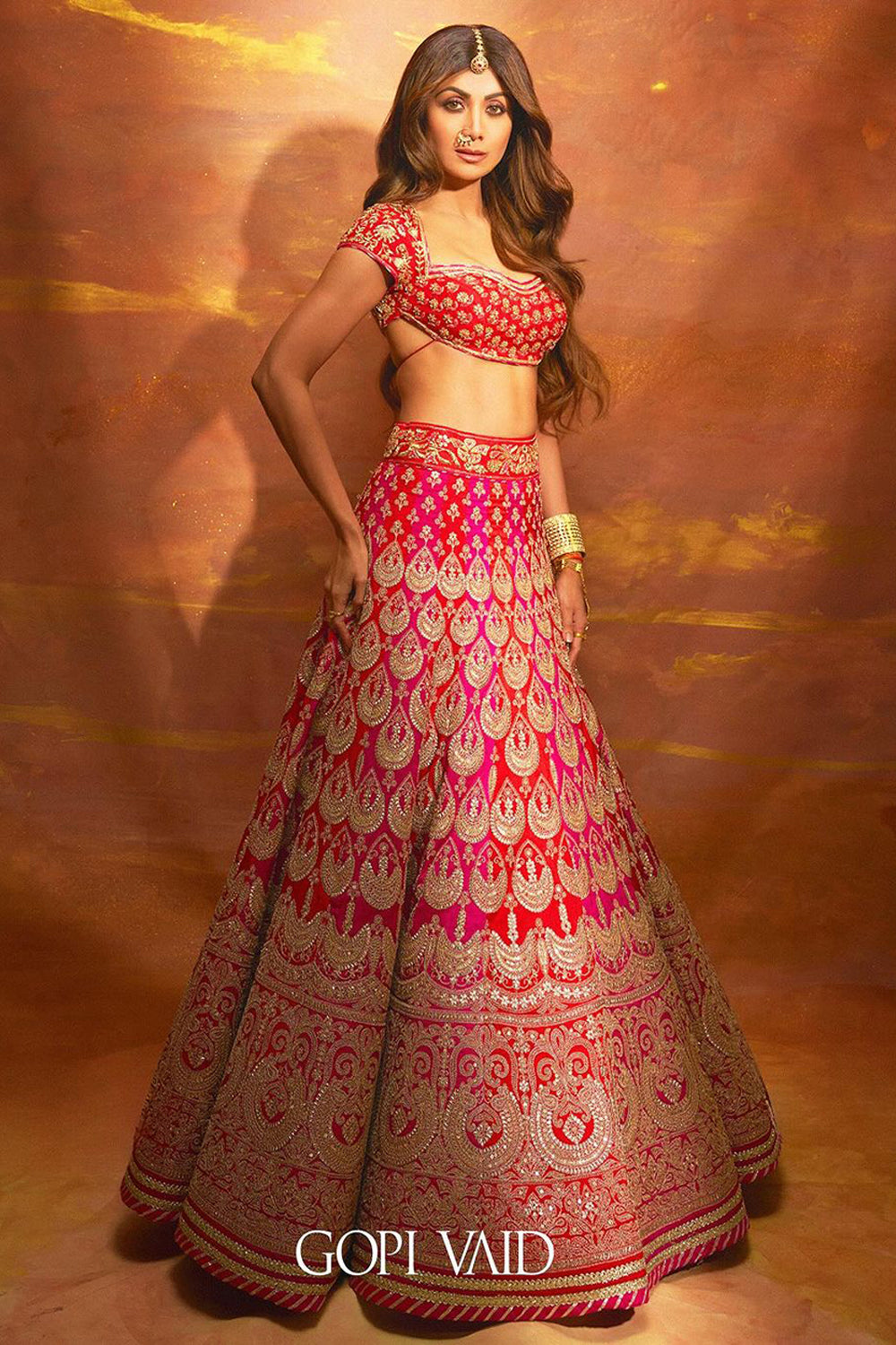Golconda Shilpa Lehenga Set - Auraya Fashion 