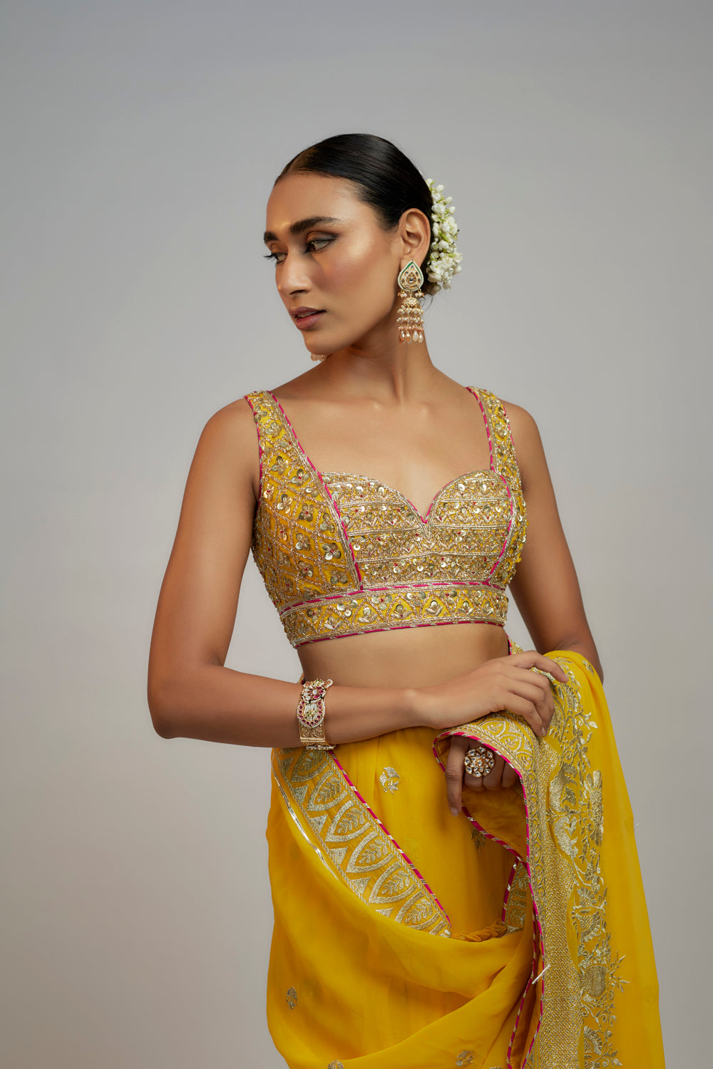 Golconda Imroz Saree Set - Auraya Fashion 