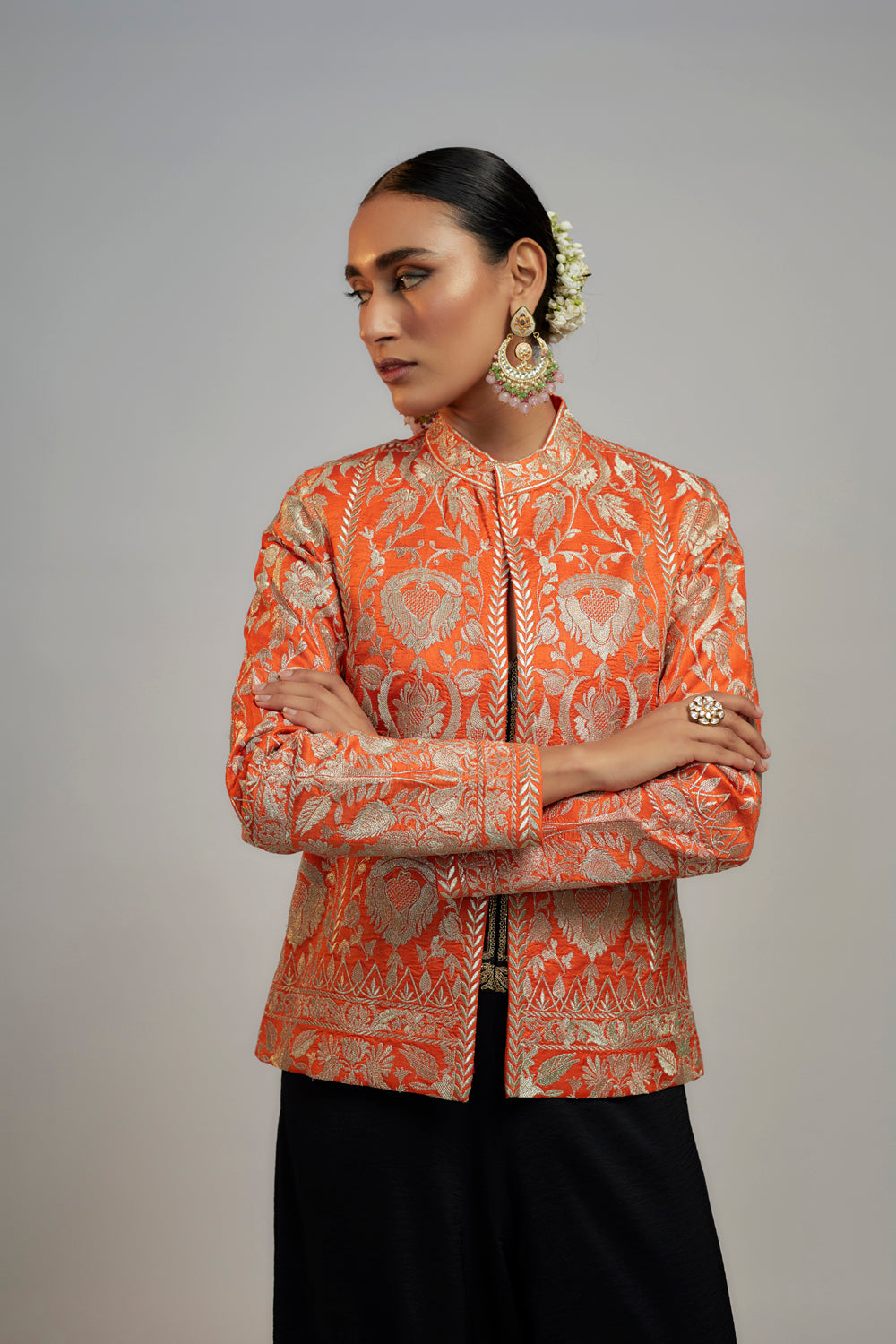 Golconda Saba Blazer - Auraya Fashion - Gopi Vaid - 