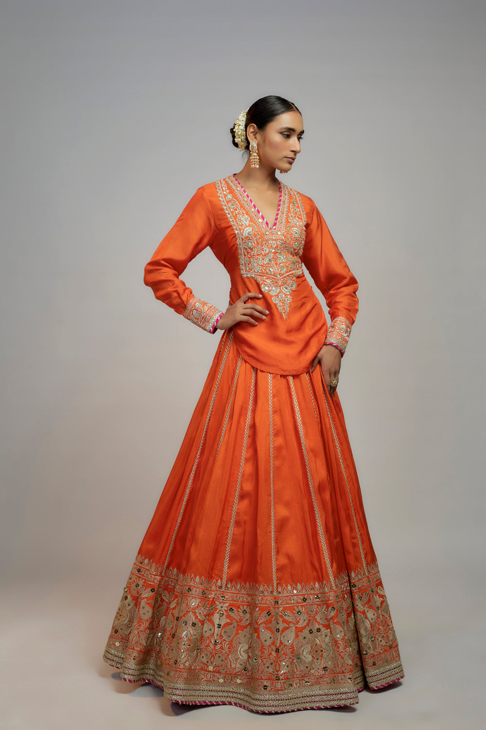Golconda Zeel Skirt Set - Auraya Fashion 
