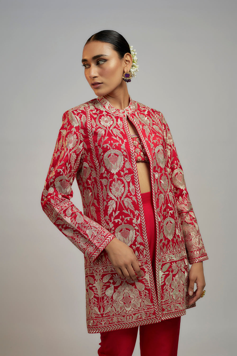 Golkonda Nahida Blazer - Auraya Fashion - Gopi Vaid - 