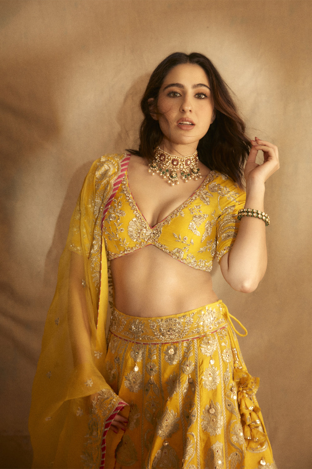 Golconda Anha Lehenga Set - Auraya Fashion 