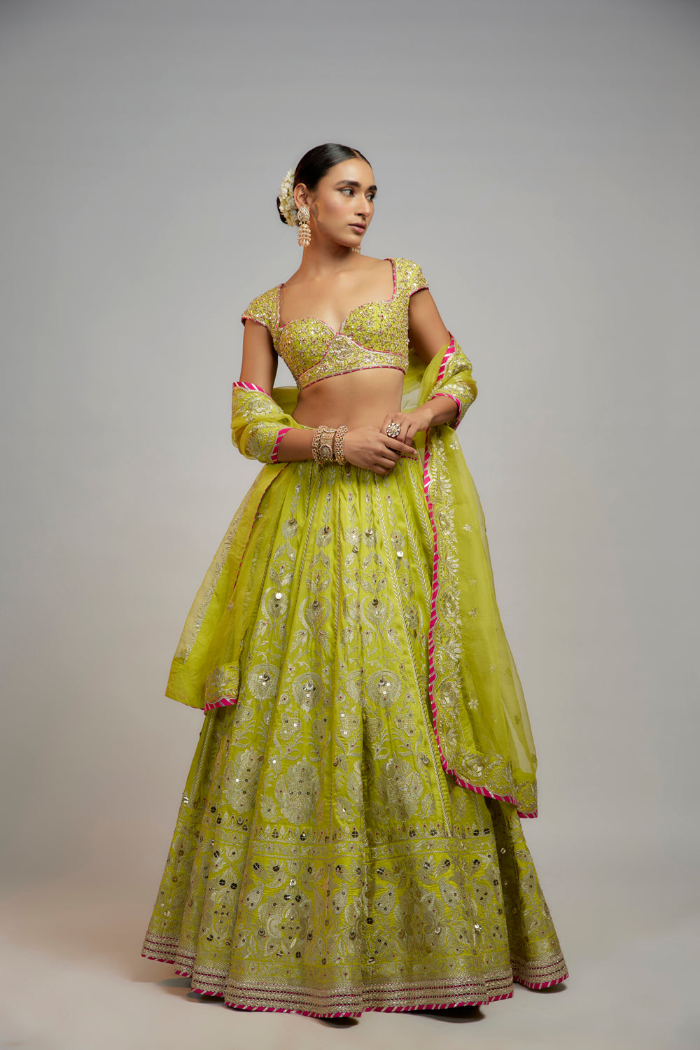 Golconda Nayla Lehenga Set - Auraya Fashion 