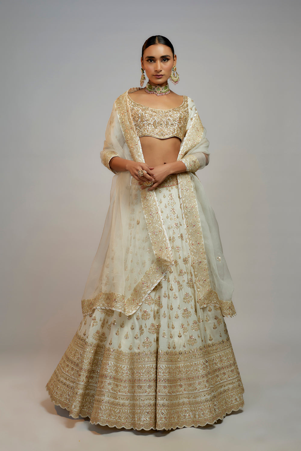 Golconda Shahi Lehenga Set - Auraya Fashion - Gopi Vaid - 