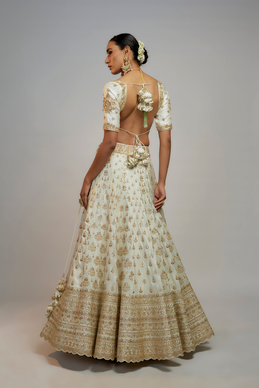 Golconda Shahi Lehenga Set - Auraya Fashion 