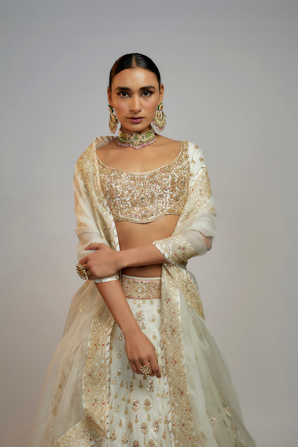 Golconda Shahi Lehenga Set - Auraya Fashion 