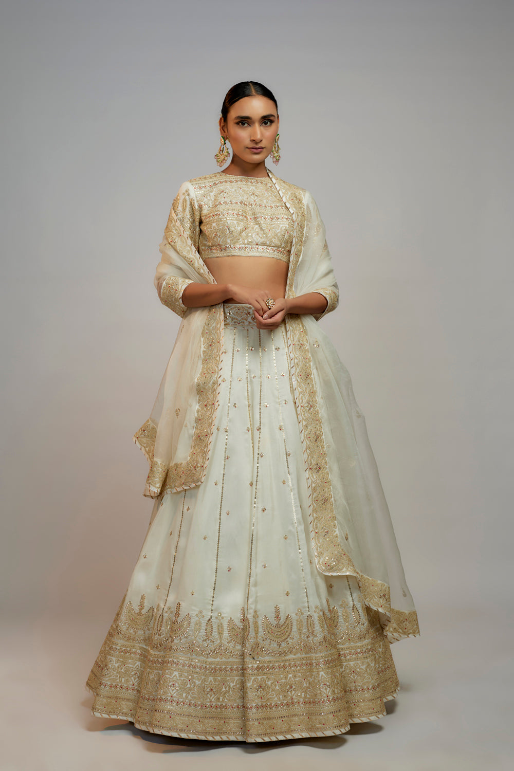 Golconda Naima Lehenga Set - Auraya Fashion - Gopi Vaid - 