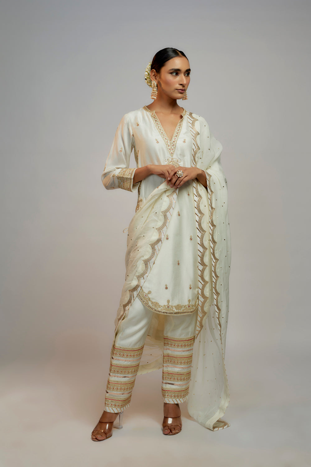 Golconda Tahira Pant Set - Auraya Fashion - Gopi Vaid - 