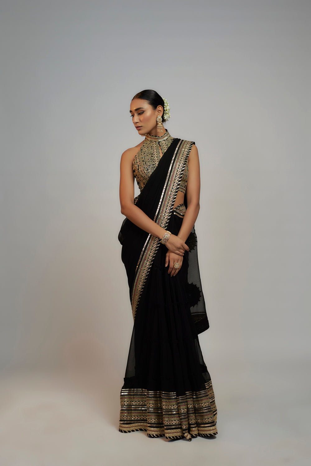 Golconda Anupa Saree Set - Auraya Fashion 