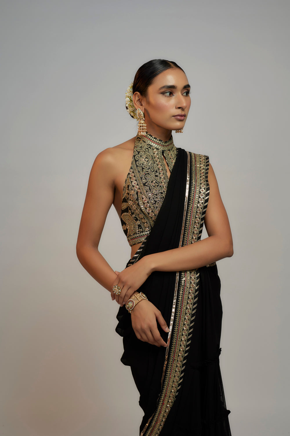 Golconda Anupa Saree Set - Auraya Fashion 
