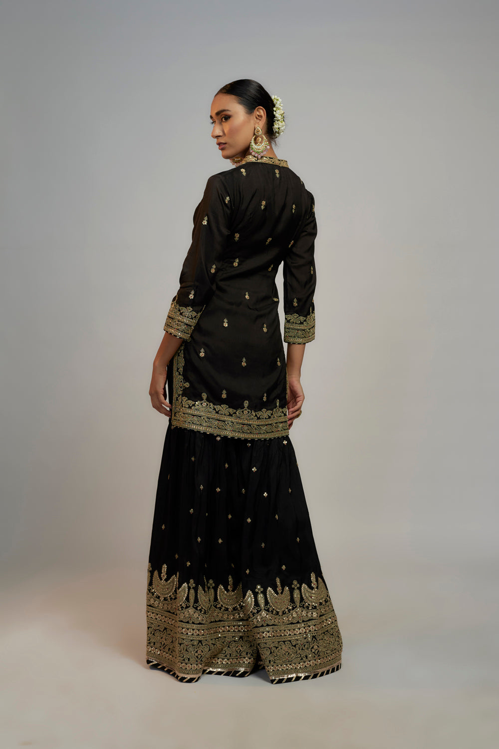 Golconda Siddhat Sharara Set - Auraya Fashion 