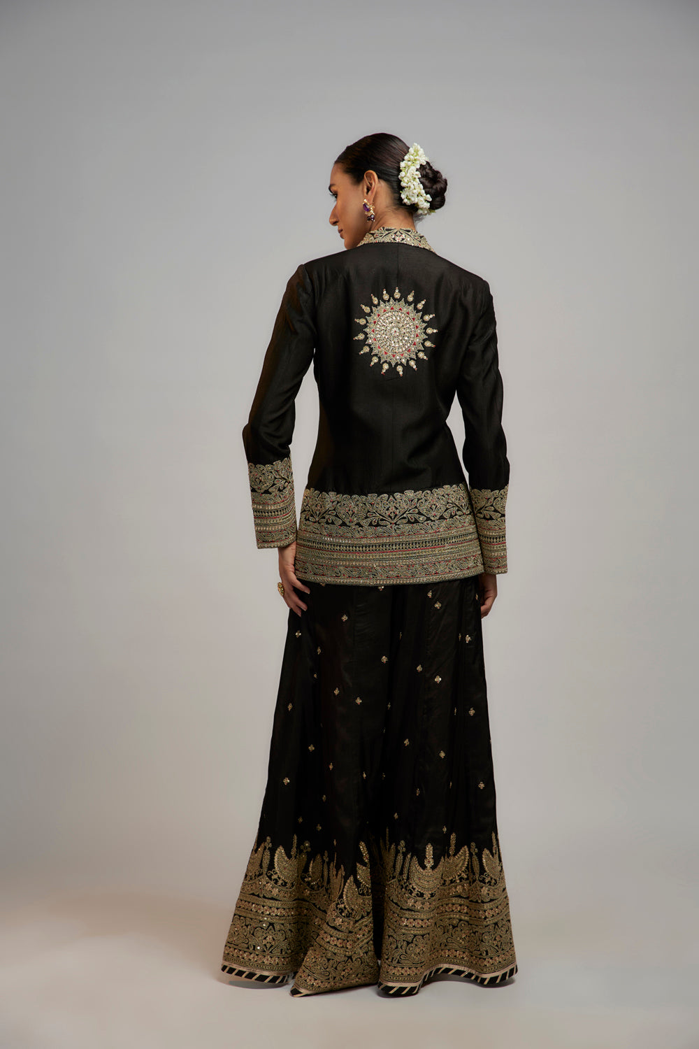 Golconda Afreen Sharara Set - Auraya Fashion 