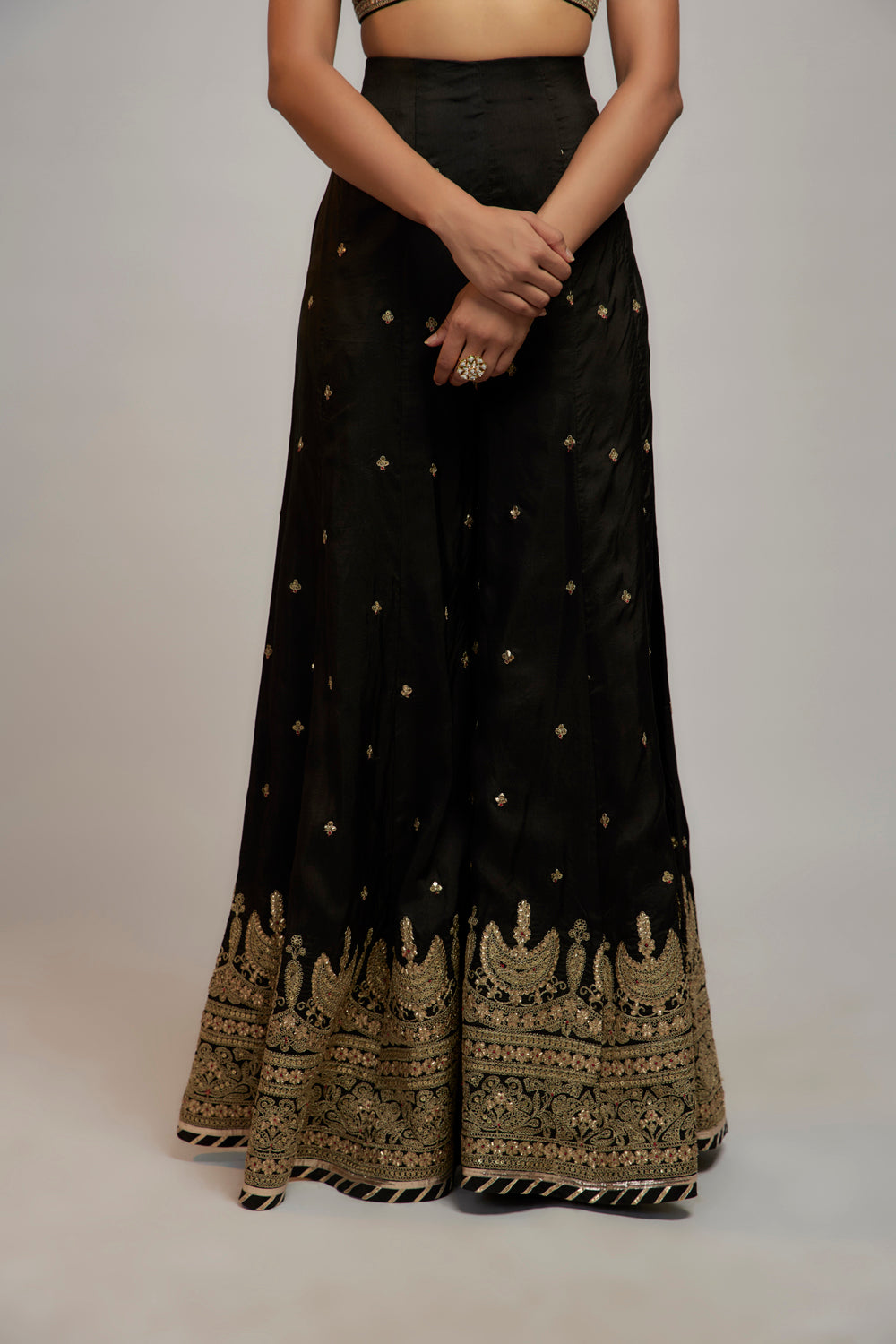 Golconda Afreen Sharara Set - Auraya Fashion 