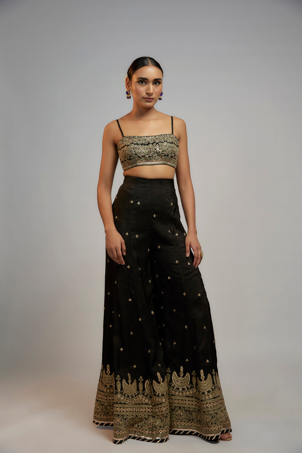 Golconda Afreen Sharara Set - Auraya Fashion 