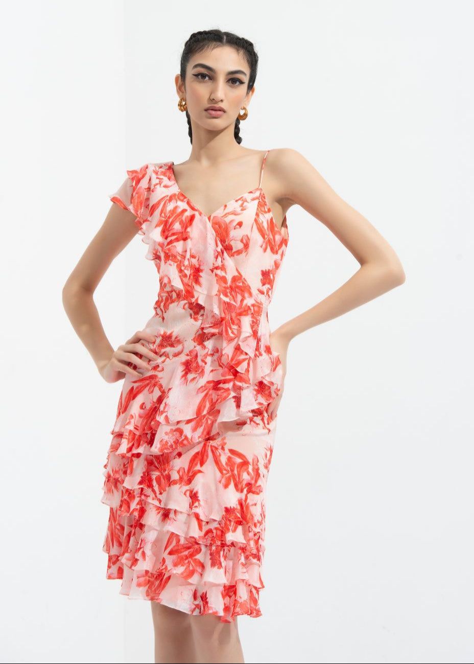 Mirrai Printed Dress