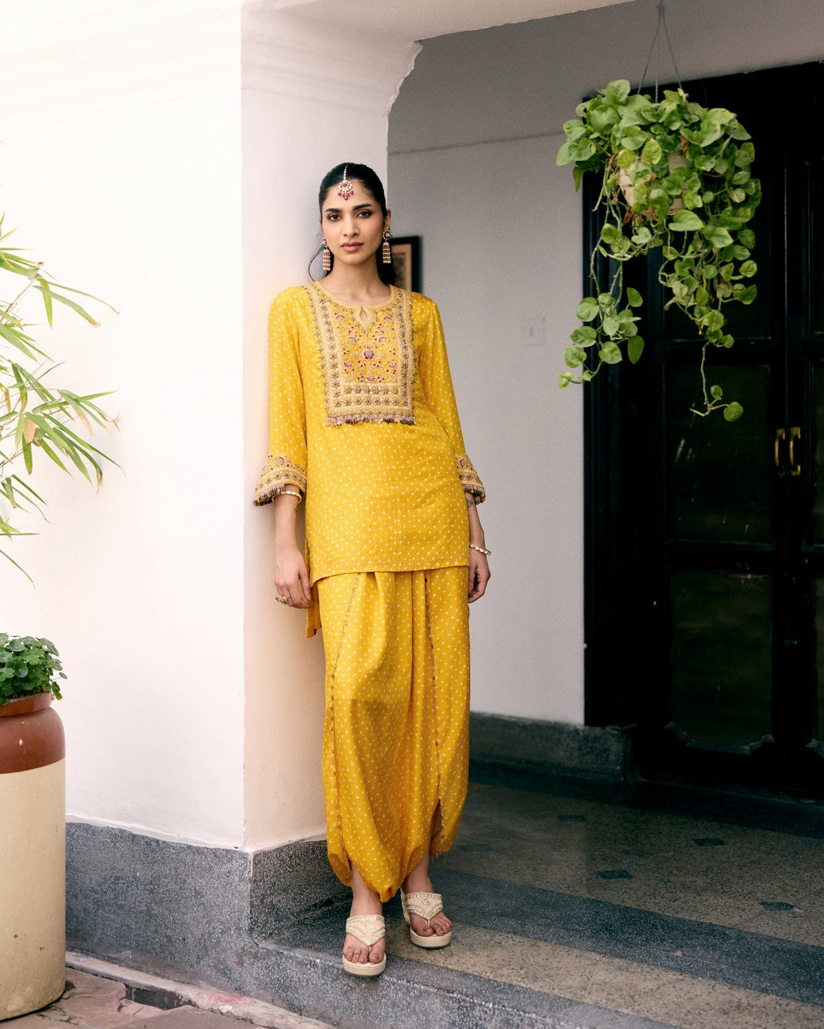 Genda Bandhani Co-ord