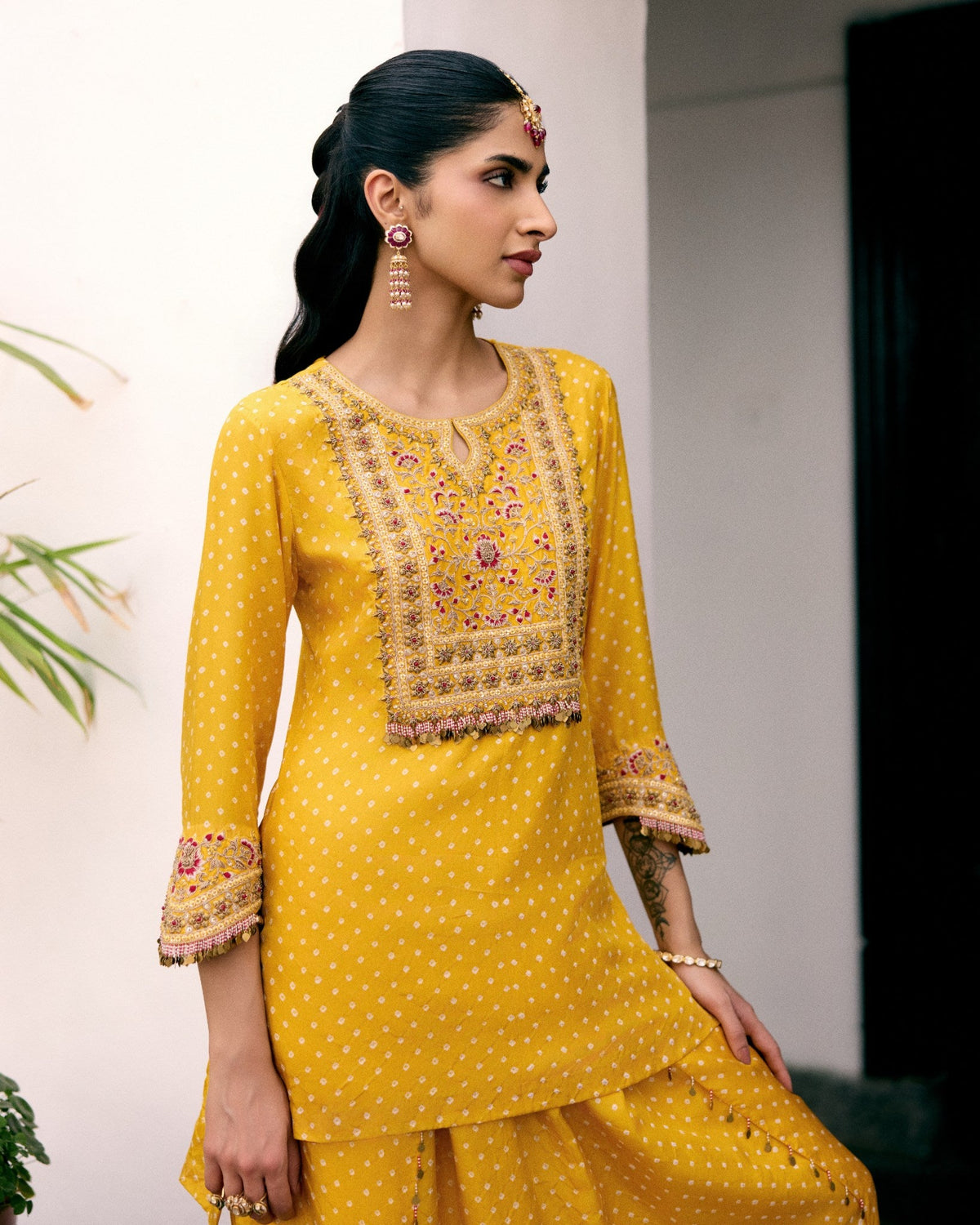 Genda Bandhani Co-ord