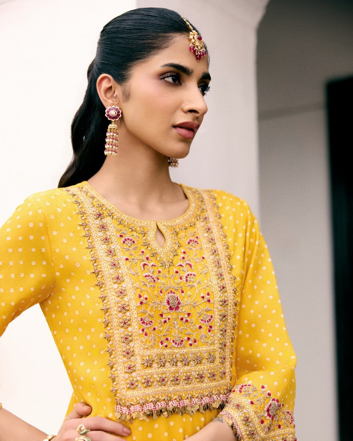 Genda Bandhani Co-ord