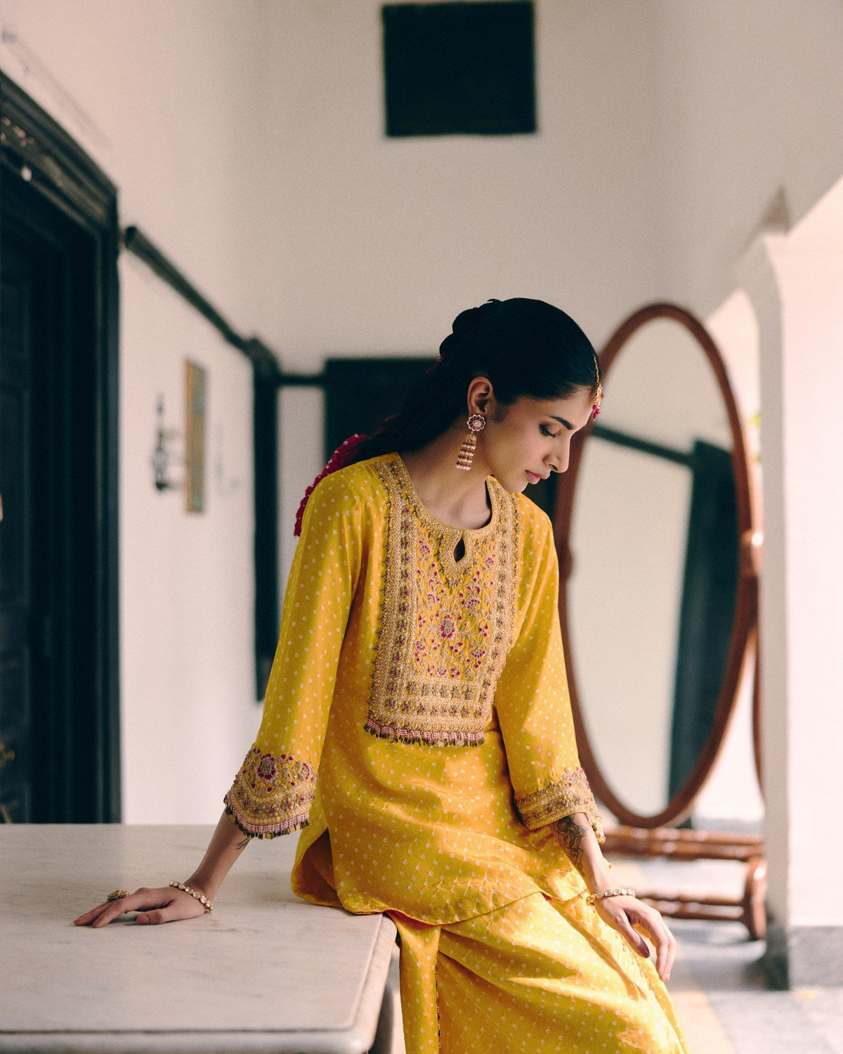 Genda Bandhani Co-ord
