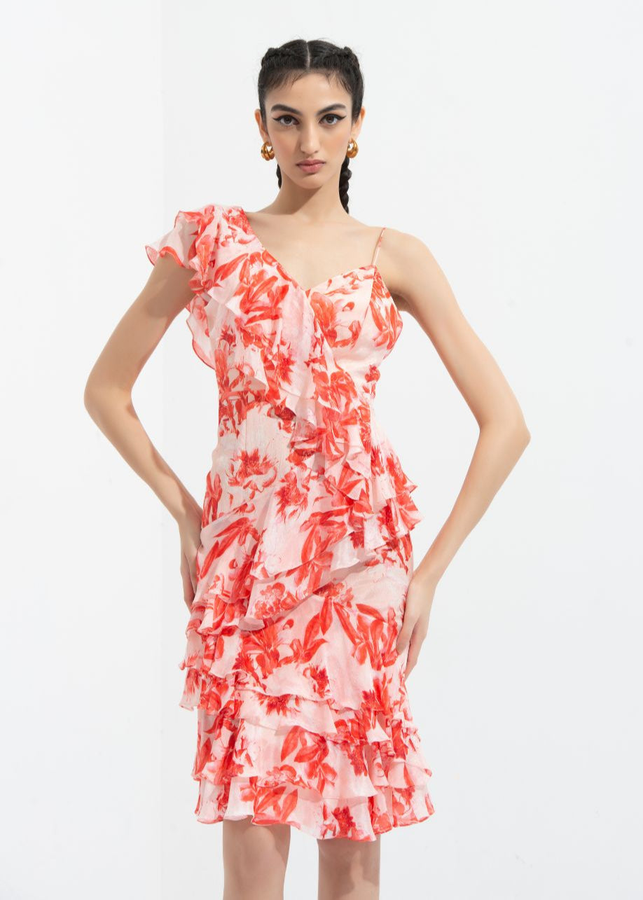 Mirrai Printed Dress