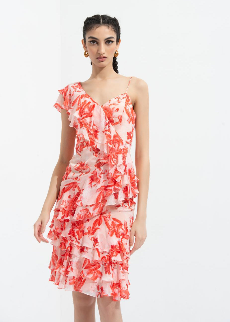 Mirrai Printed Dress