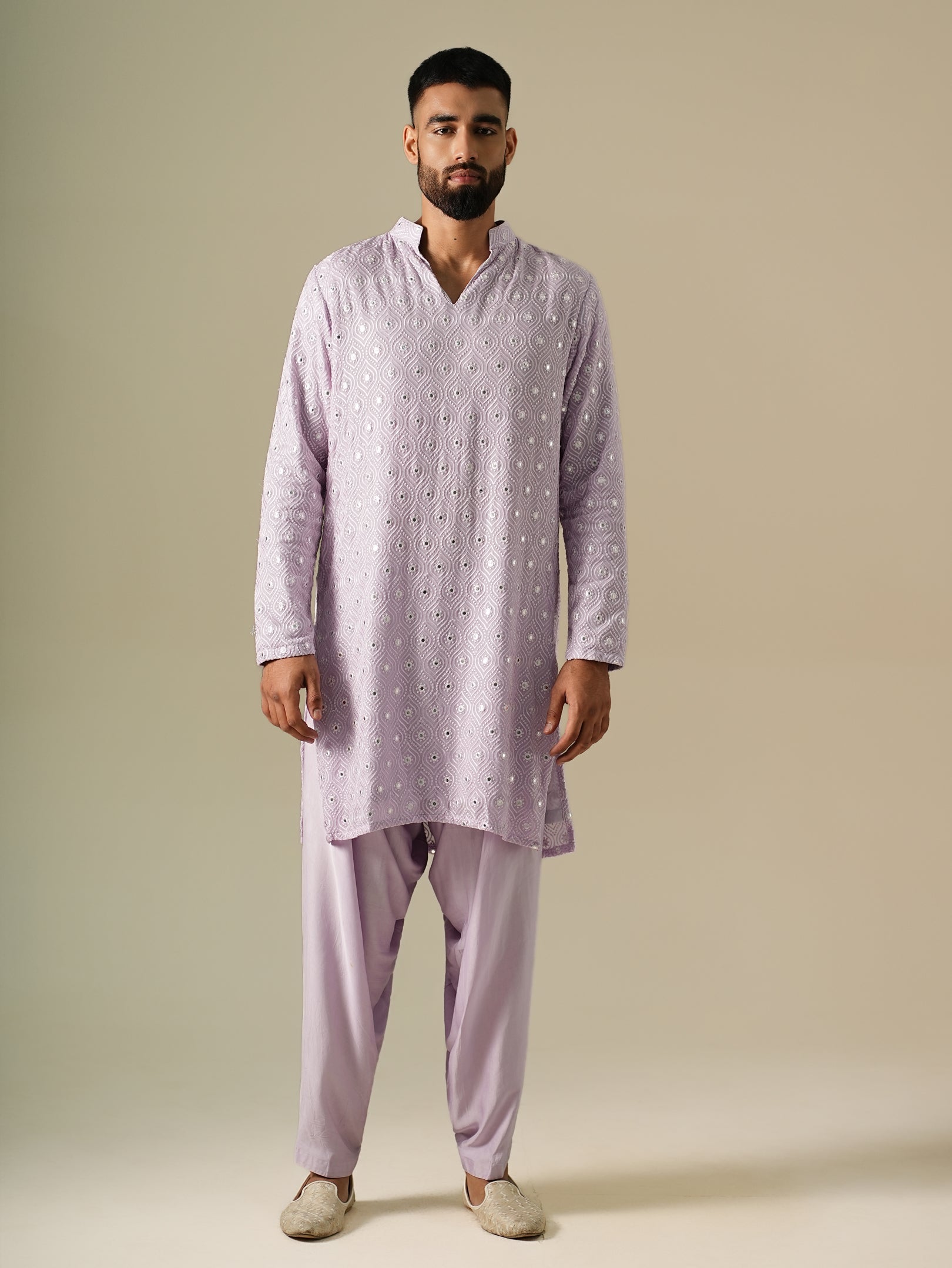 Lavender Taara Kurta Set