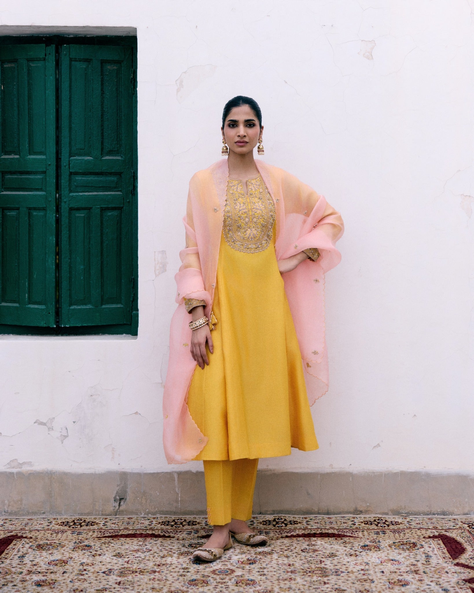 Sunlit Heirloom Anarkali