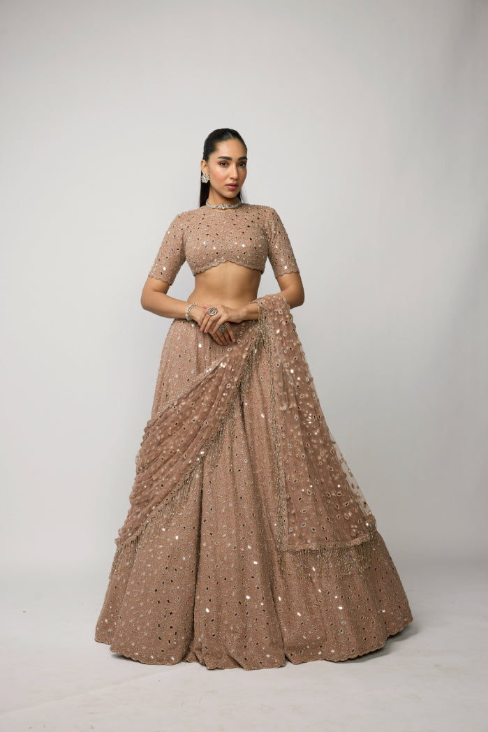 Bronze Ros� Lehenga Set