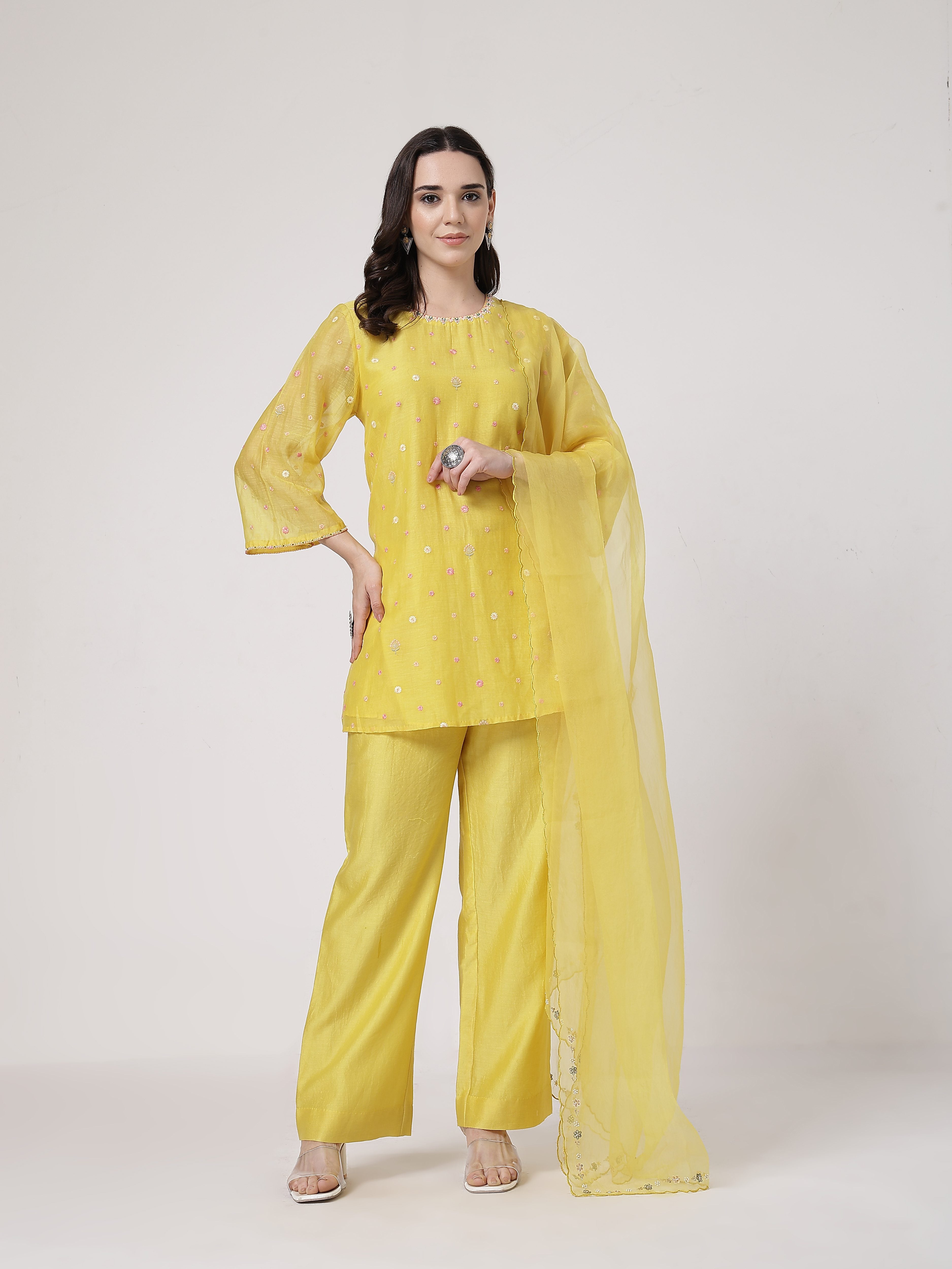 Kesari Flared Set