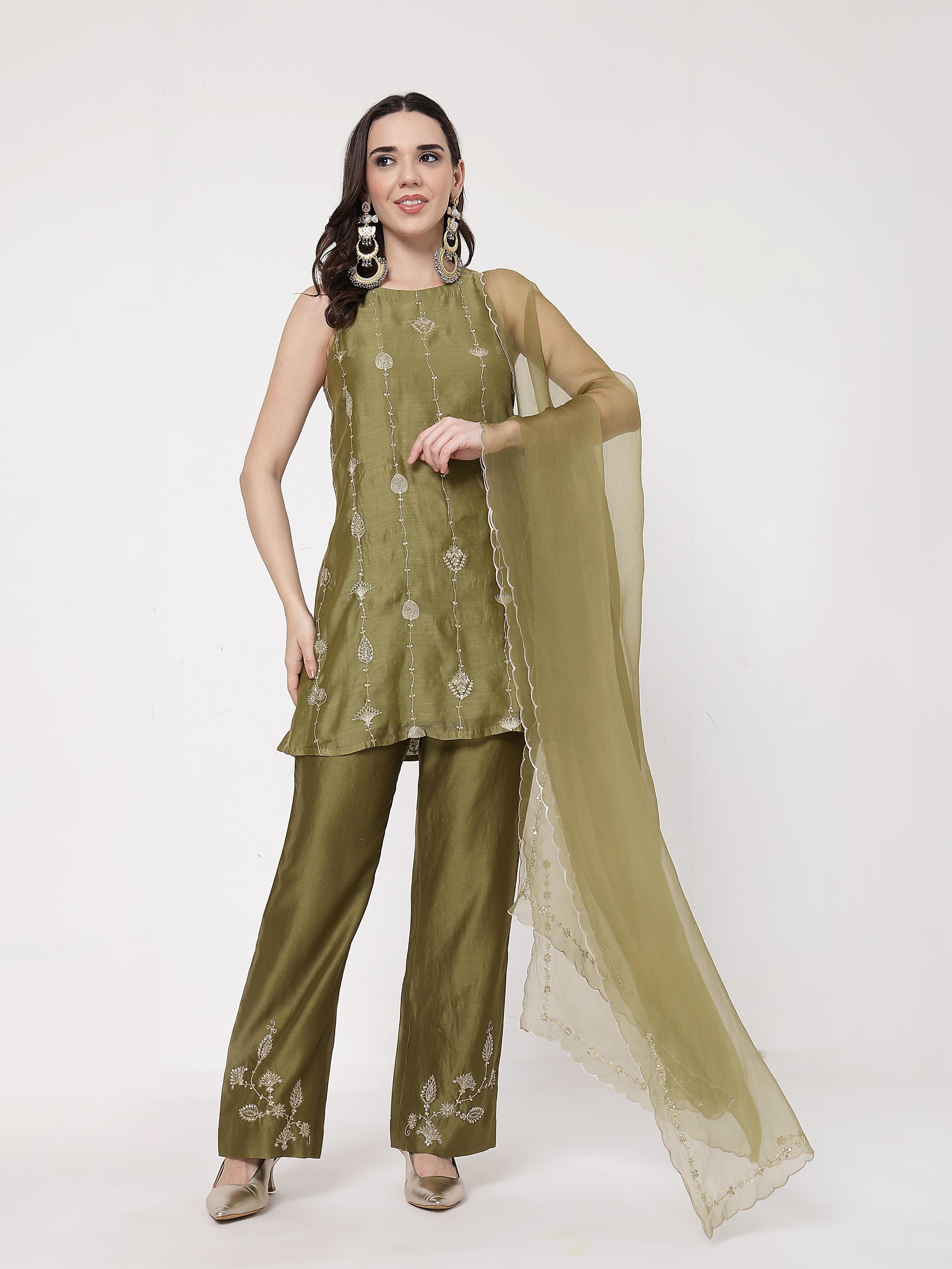 Olive A-line Set