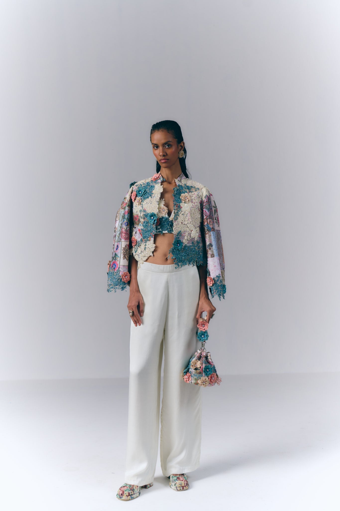 Printed Floral Co-ord Jacket Set