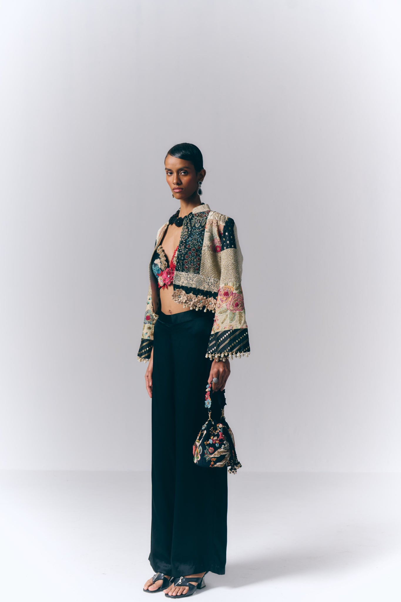 Patchwork Co-ord Jacket Set