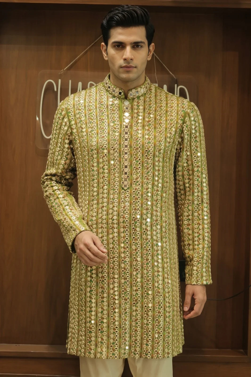 Rich Green Georgette kurta