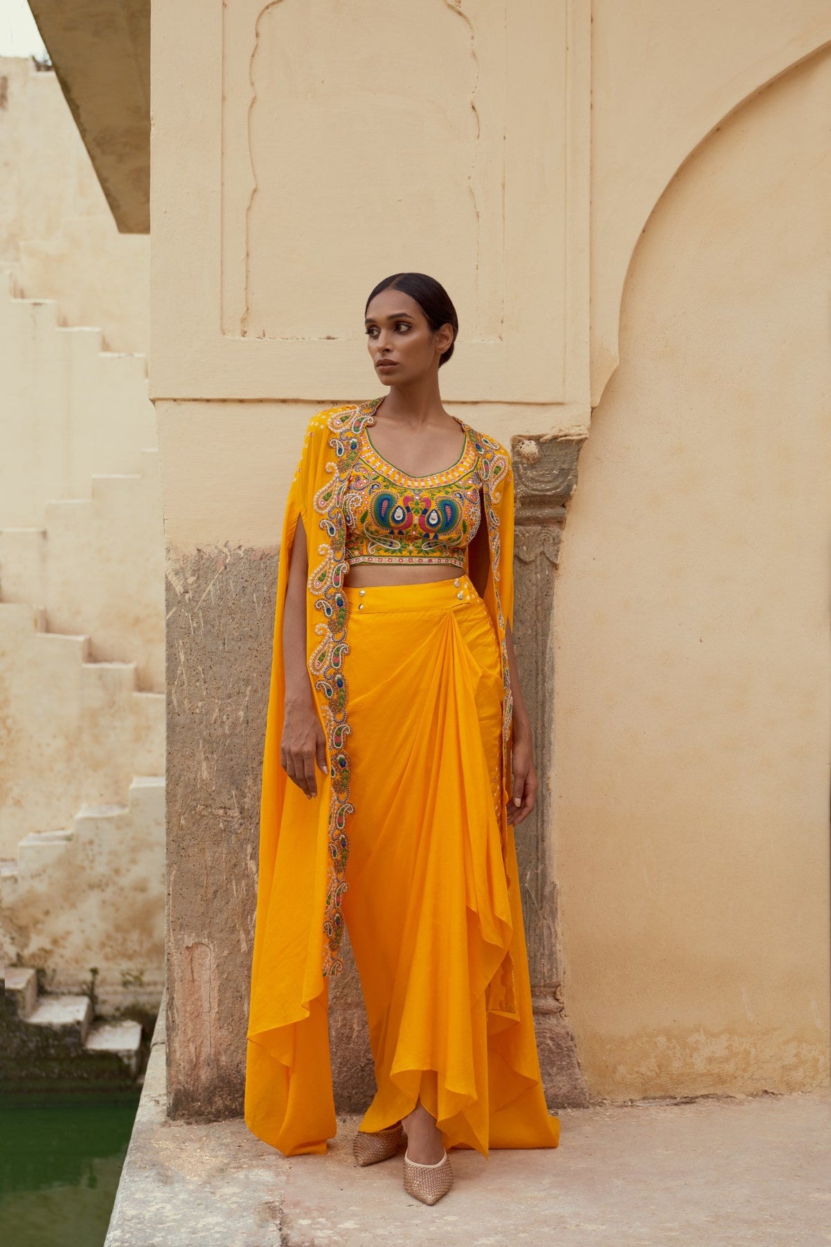 3 pc bohemian cape set